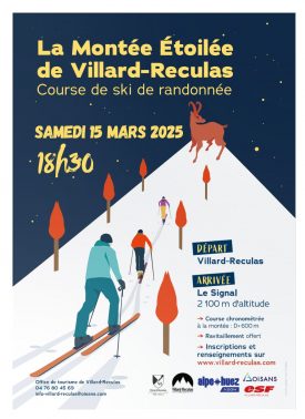 La Montée Etoilée de Villard-Reculas – Course de ski de randonnée